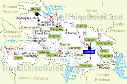 Hubei Province Map