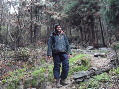 Cheng Jiu on his way to Five Immortals Temple - Daoism